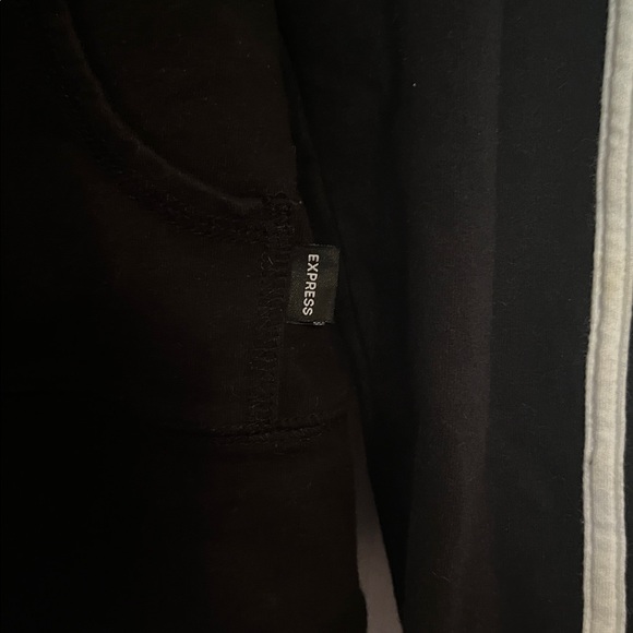 Black Zip-Up Hoodie with Varsity Hoodie - Size S - Picture 4 of 8